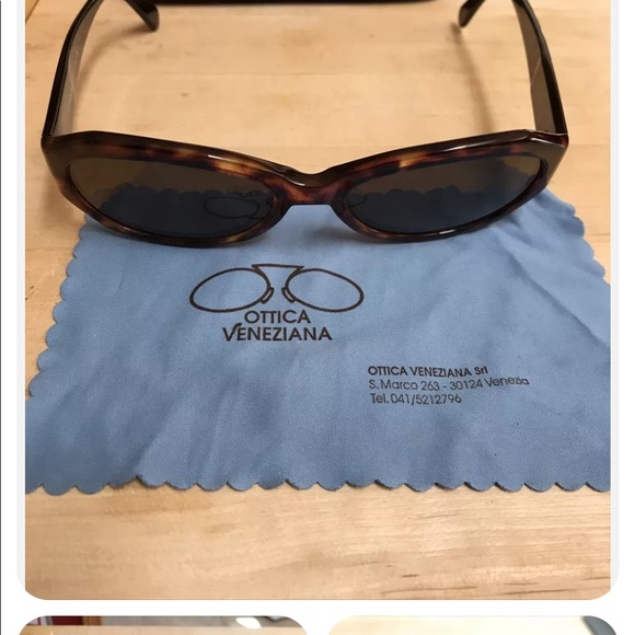 SERGIO TACCHINI SUNGLASSES Rectangle TORTOISE MADE And bought